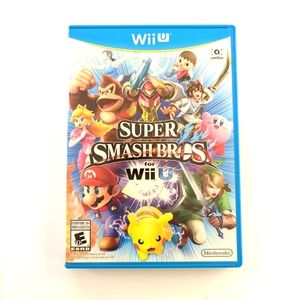 Super Smash Bros. (Wii U, 2014) Nintendo Video Game With Case And Manual